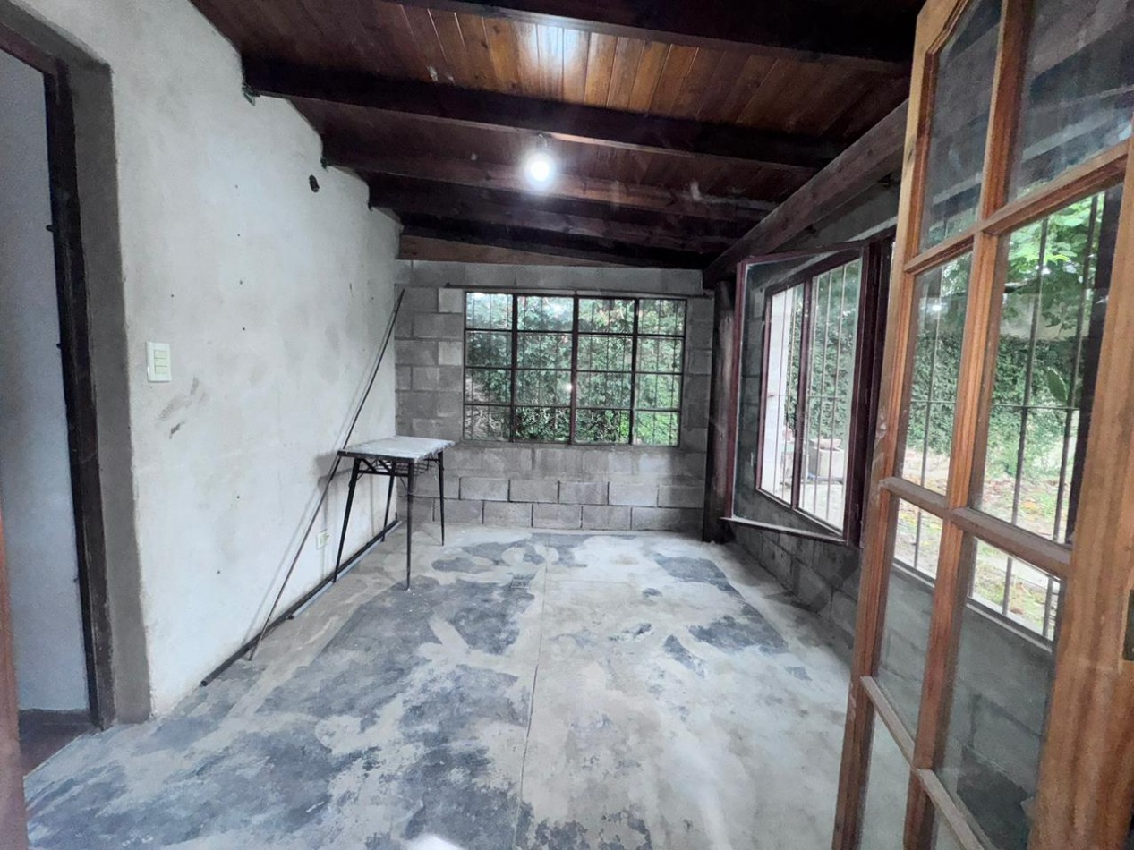 CASA 3 AMBIENTES CON GRAN PARQUE